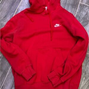 Nike Men's Bold Red Hoodie